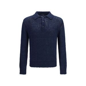 Sunflower Blue Cotton Polo Men's Shirt